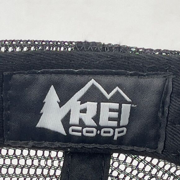 REI Co-op 1938‎ Trucker Hat Mens Gray Black Meshback Adjustable Snapback Cap - Picture 7 of 7